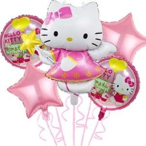 5 piece hello kitty balloon set